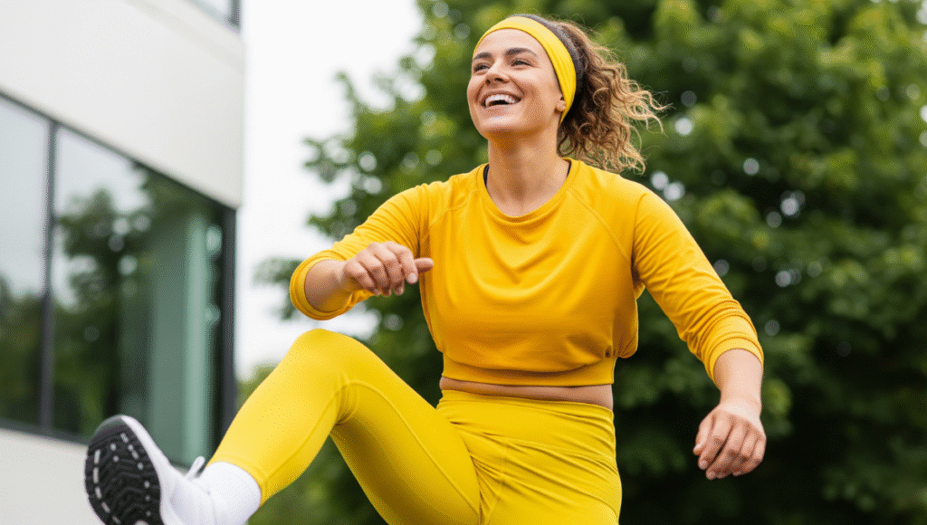 Yellow Activewear: Bold Fitness Style That Radiates Confidence