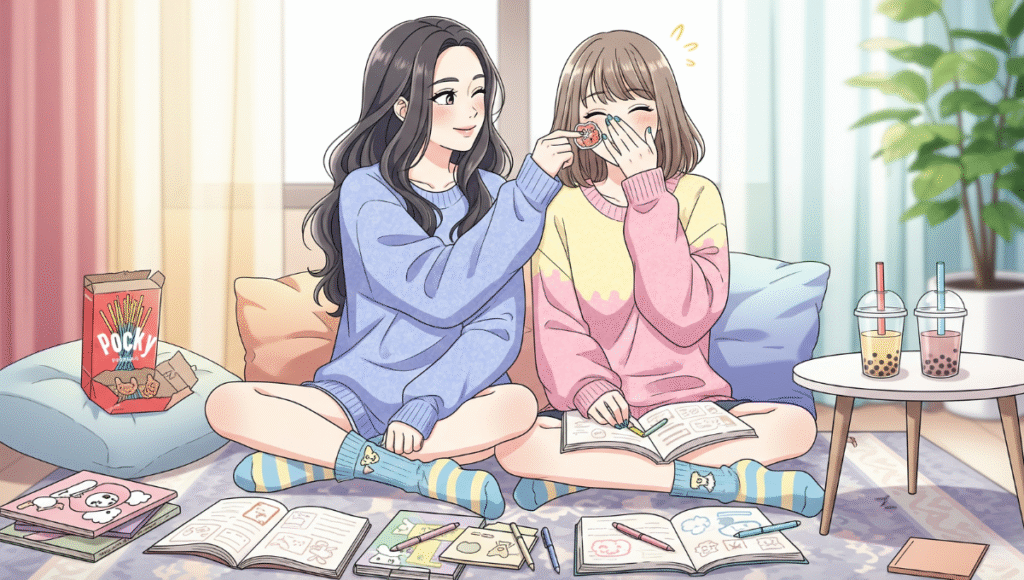 Asian Step Sisters Take Study Break –UwU Tofu :Exploring Trend