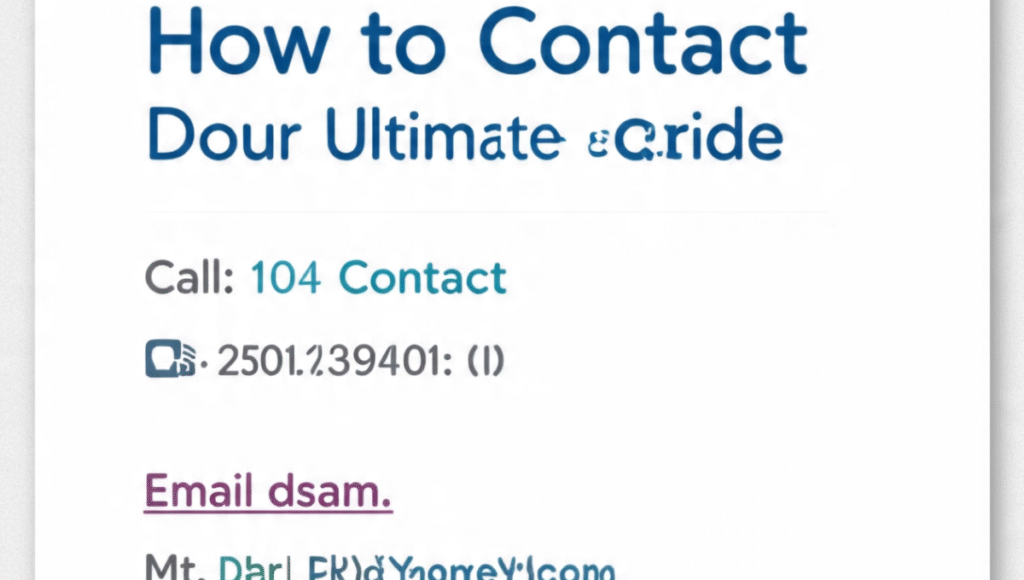 How to Contact DrHomey.com: Your Ultimate Guide