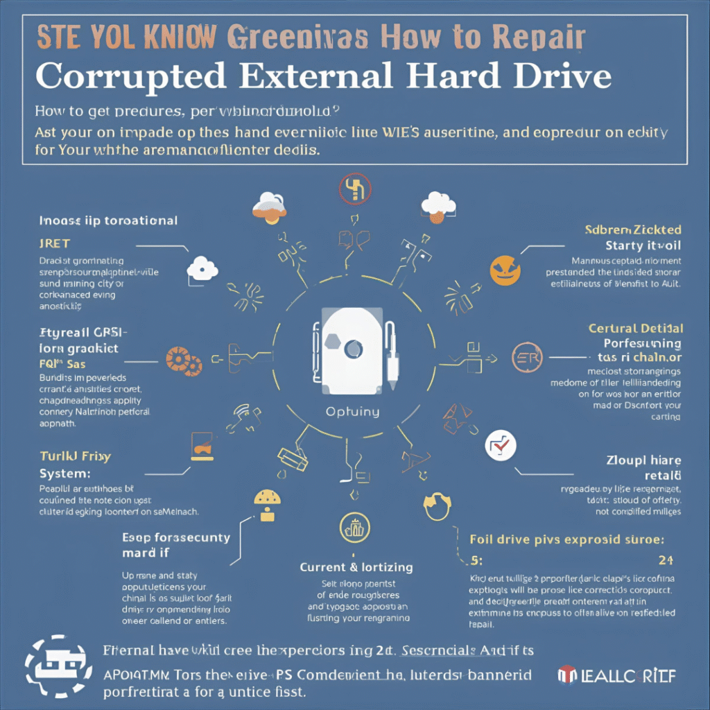 How to Repair Corrupted Exteal rnHard Drive Without Formatting?