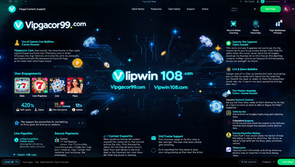 Vipgacor99.com and Vipwin108.com Gaming Experience: A Comprehensive Overview Vipgacor99.com and Vipwin108.com Gaming Experience: A Comprehensive Overview