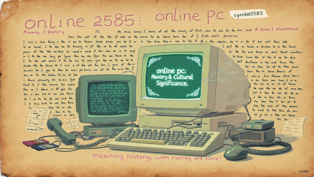 cyroket2585 online pc:Meaning, History & Cultural Significance