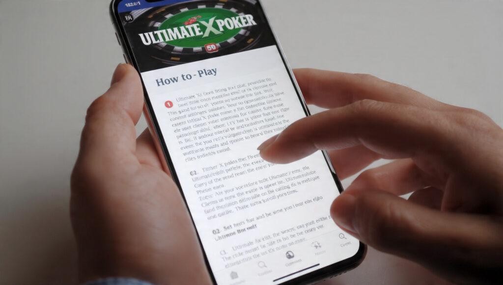 How to Play Ultimate X Poker Step by Step Guide